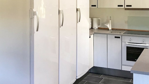 Private kitchen - Furnished Holiday Home in Blåvand Denmark With Sauna (Blavand)