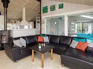 Living area - 10 Person Holiday Home in Bindslev-by Traum (Bindslev)
