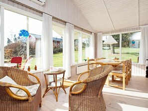 Dining - Dutch Holiday Home in Jutland With Terrace (Ebeltoft)