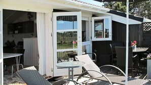 Balcony - Cozy Holiday Home in Vaeggerlose With Whirlpool (Vaeggerlose)