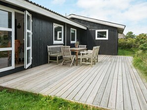House | Balcony - Modern Holiday Home With Large Terrace in Fanø (Fano)