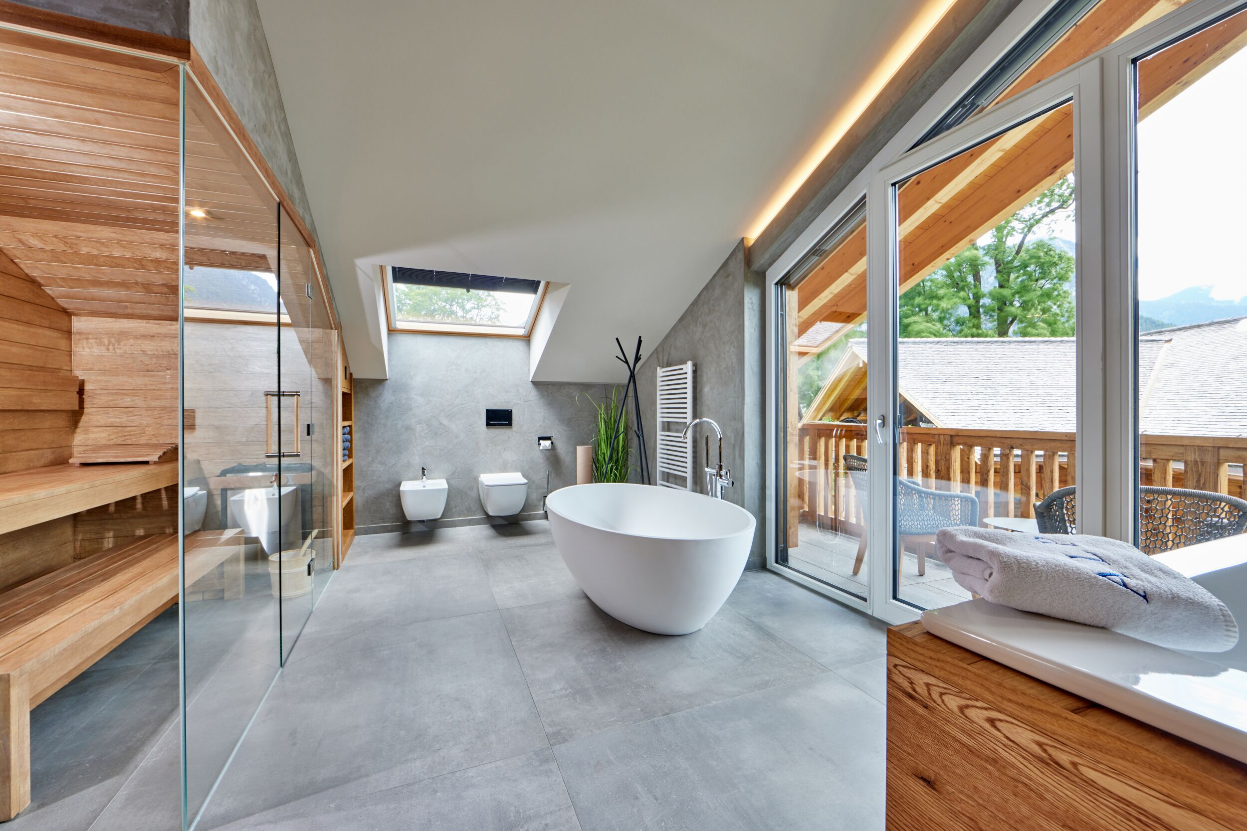 Modern alpine lifestyle in perfection