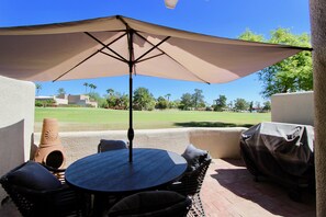 View from the patio.  Camelback Mountain in the background