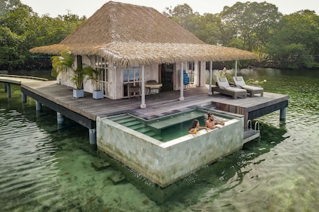 Private Pool Villa | 低刺激性寝具、ミニバー (無料)、セーフティボックス (室内)、客室ごとに異なる装飾. ナヤラ ボカス デル トロ