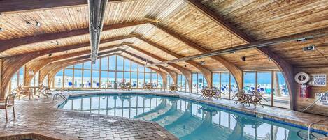 Indoor pool, outdoor pool