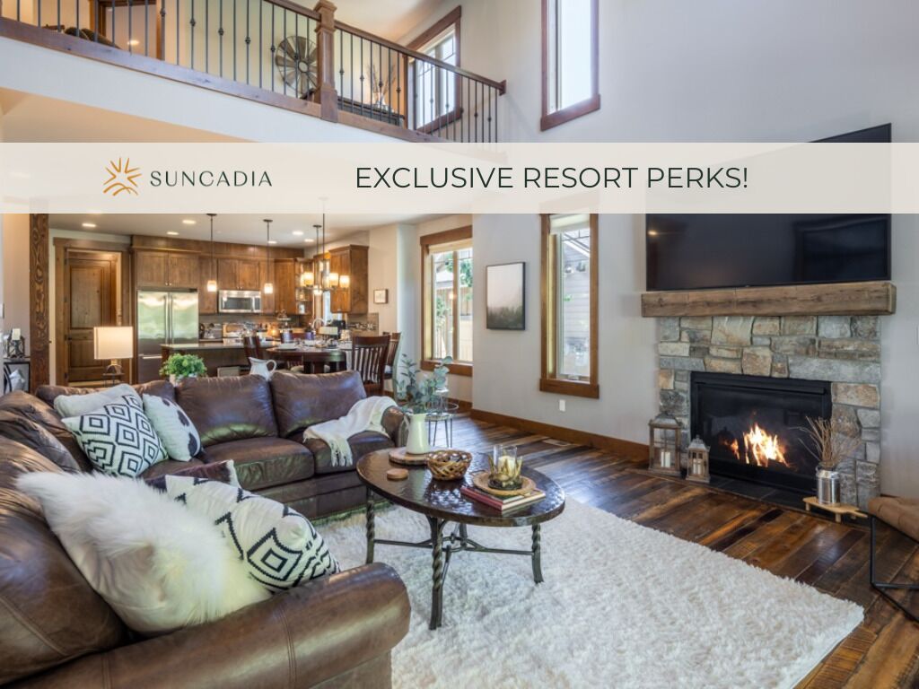 "Whiskey River" Suncadia 3 Bdrm Home Beautifully Furnished with Hot Tub