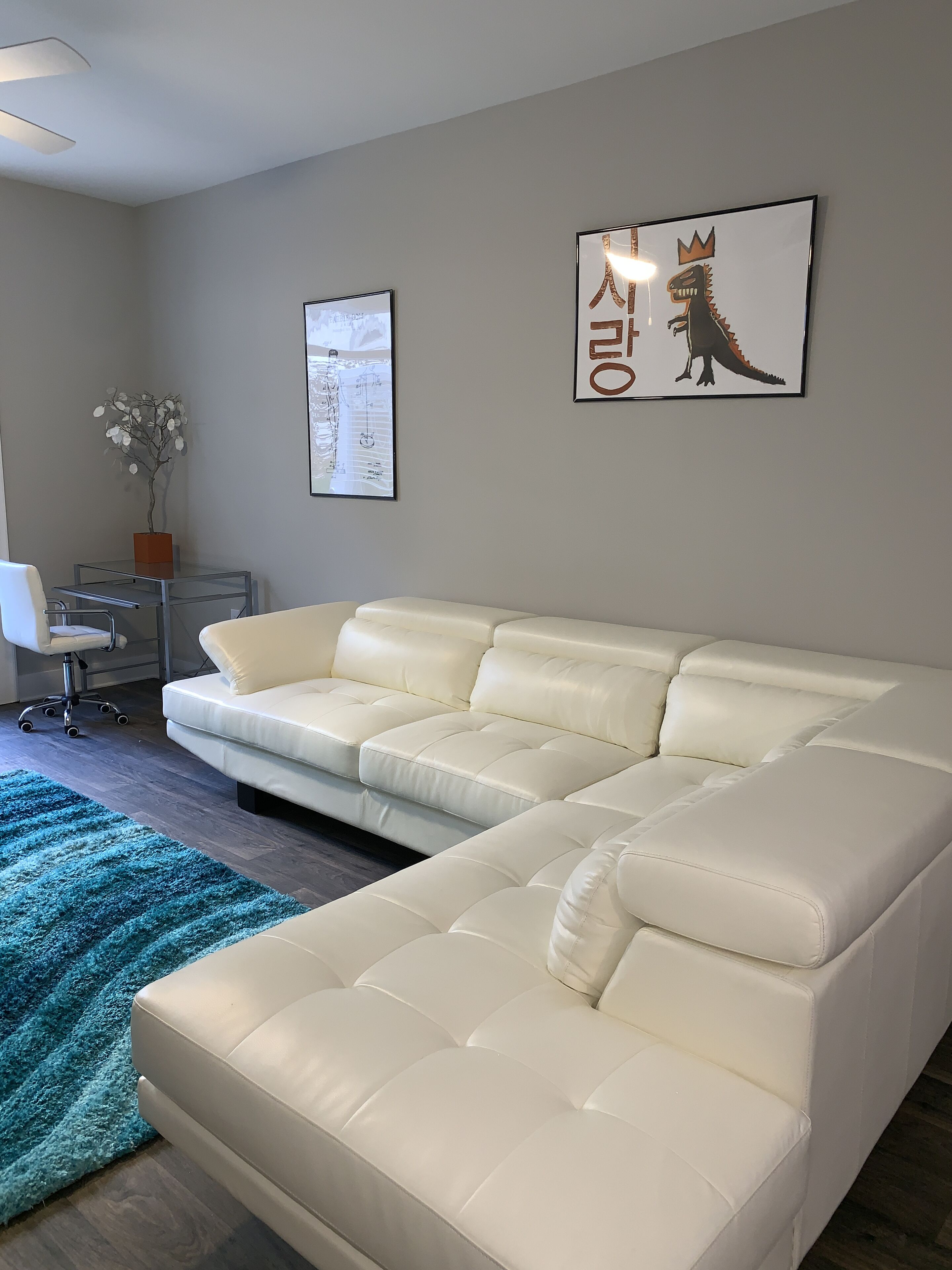 Beautiful modern style home near Lenox Mall & shopping areas. Backyard garden. 