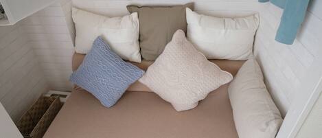 1 bedroom, down duvets, individually decorated, individually furnished