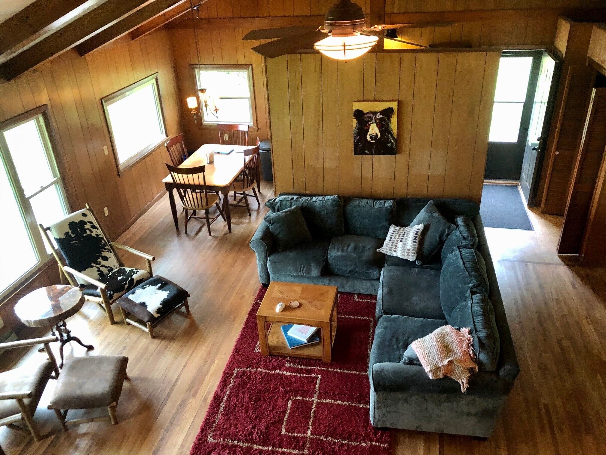 Sturgeon Lake cabin with great views