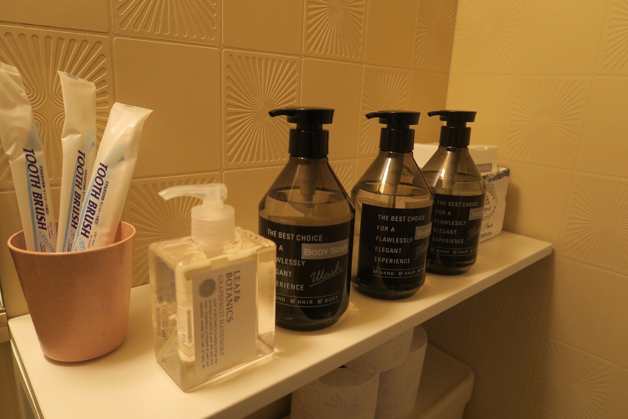 Haartrockner, Handtücher