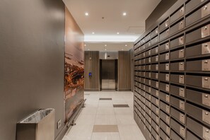 Interior entrance