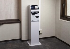 Enjoy complimentary drinks at your fingertips with our in-room beverage dispenser.