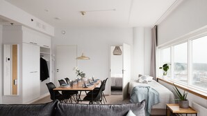 Apartment (Duplex A 41) | Laptop workspace, soundproofing, iron/ironing board, WiFi (free) - SleepWell Apartments East (Helsinki)