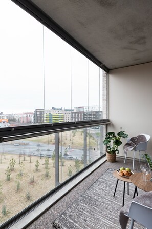 Deluxe-Apartment | Blick vom Balkon