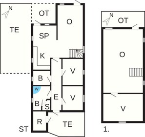 Floor plan - Idyllic Holiday Home in Ulfborg with Hot Tub & Sauna (Ulfborg)