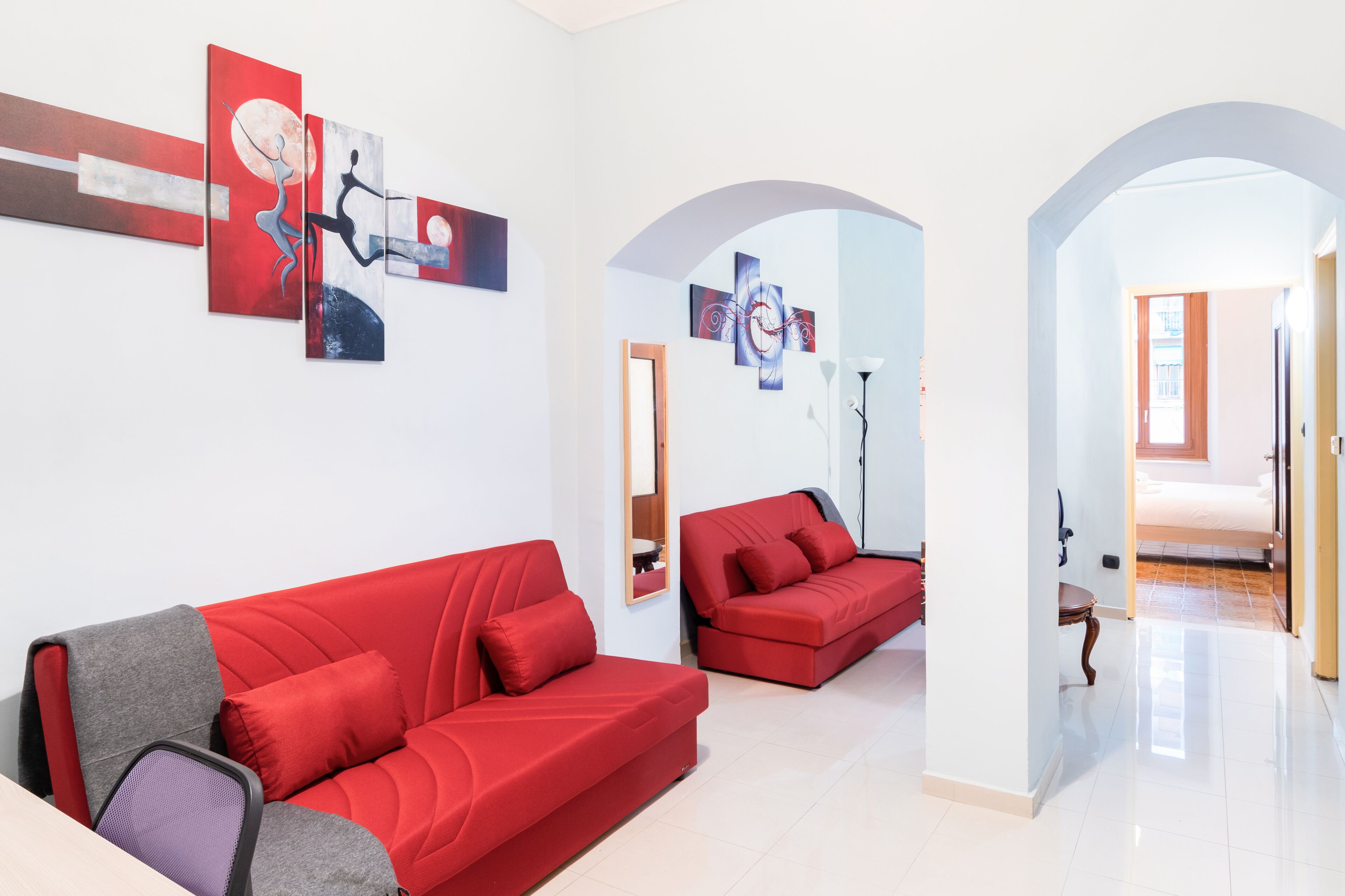 Apartment, 2 Schlafzimmer | Wohnbereich