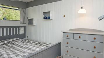 3 chambres, lits bébé
