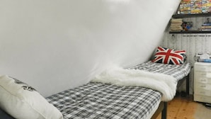 3 slaapkamers, individueel gemeubileerd, beddengoed