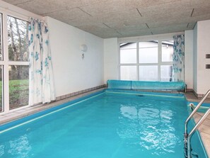 House | Pool | Indoor pool, outdoor pool - Tranquil Holiday Home in Glesborg with Hot Tub & Sauna (Glesborg)