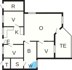 Casa | Planta do andar