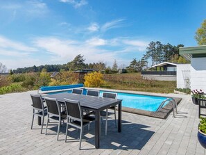 Outdoor pool - Modern Holiday Home in Jutland With Swimming Pool (Ebeltoft)