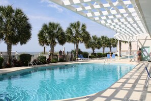 Indoor pool, outdoor pool - Oceanview Condo at Blue Water Keyes Resort - Sleeps 6 - Pools & Lazy River (North Myrtle Beach)