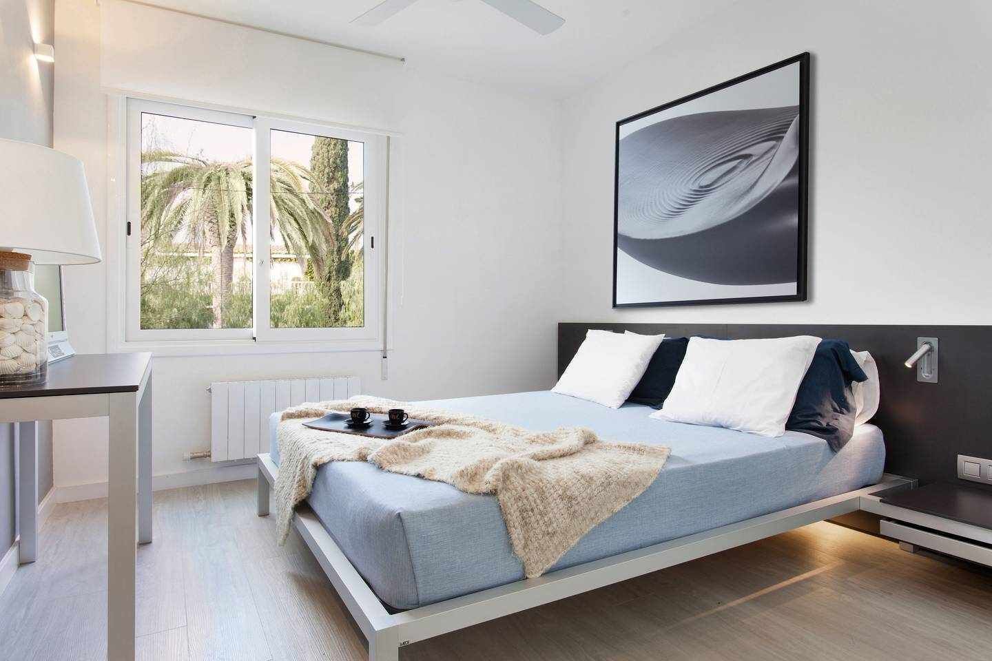 1 bedroom, iron/ironing board, travel crib, free WiFi