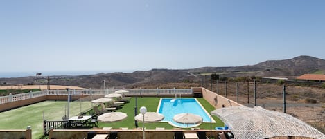 Una piscina riscaldata