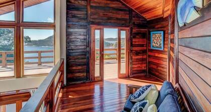 Oceanfront treehouse home w/ private pool, deck, near beach