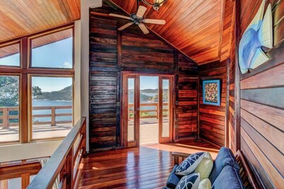 Oceanfront treehouse home w/ private pool, deck, near beach
