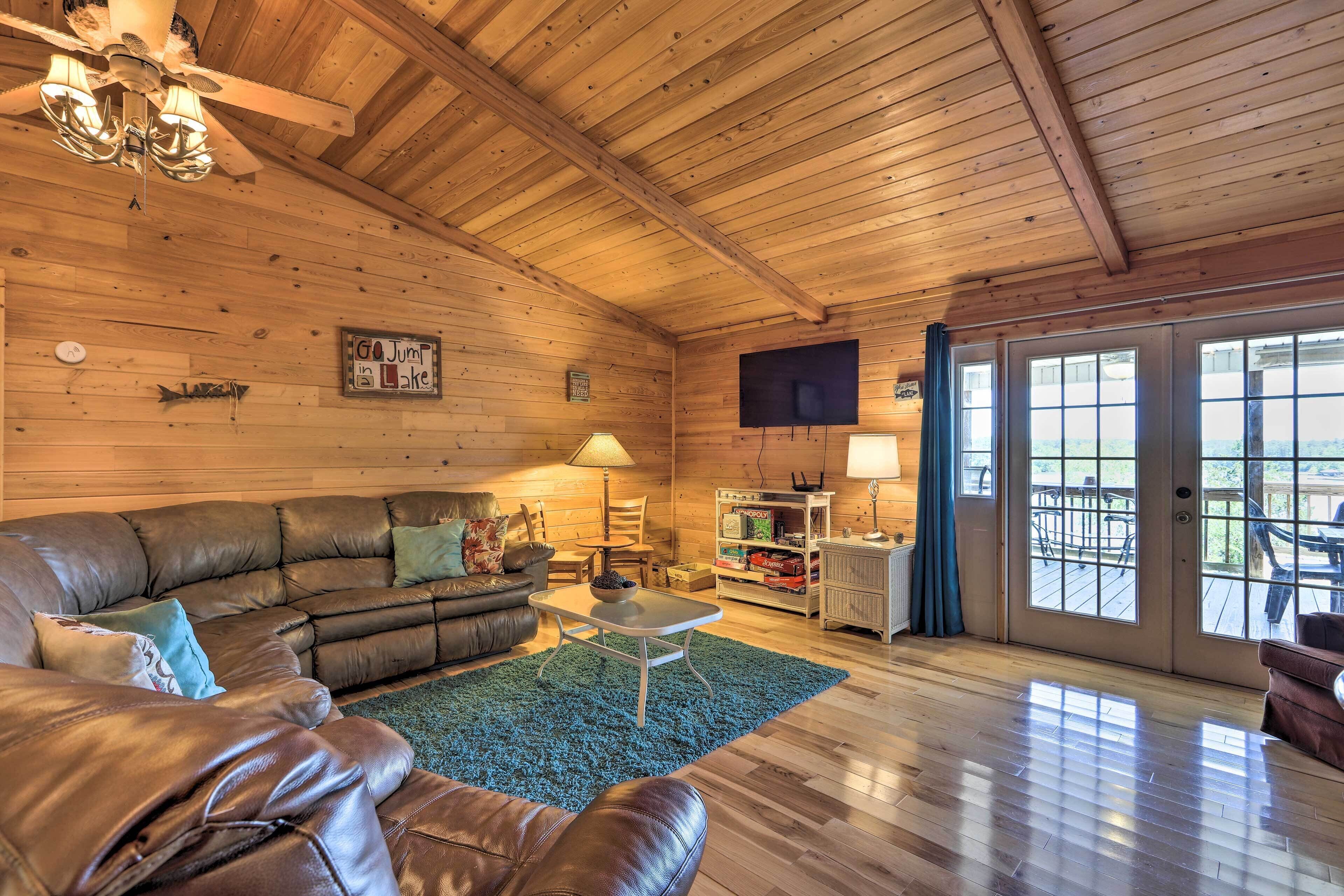 House w/ Dock + Slide Situated on Lake Sinclair!