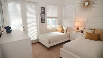 2 bedrooms, iron/ironing board, travel crib, free WiFi