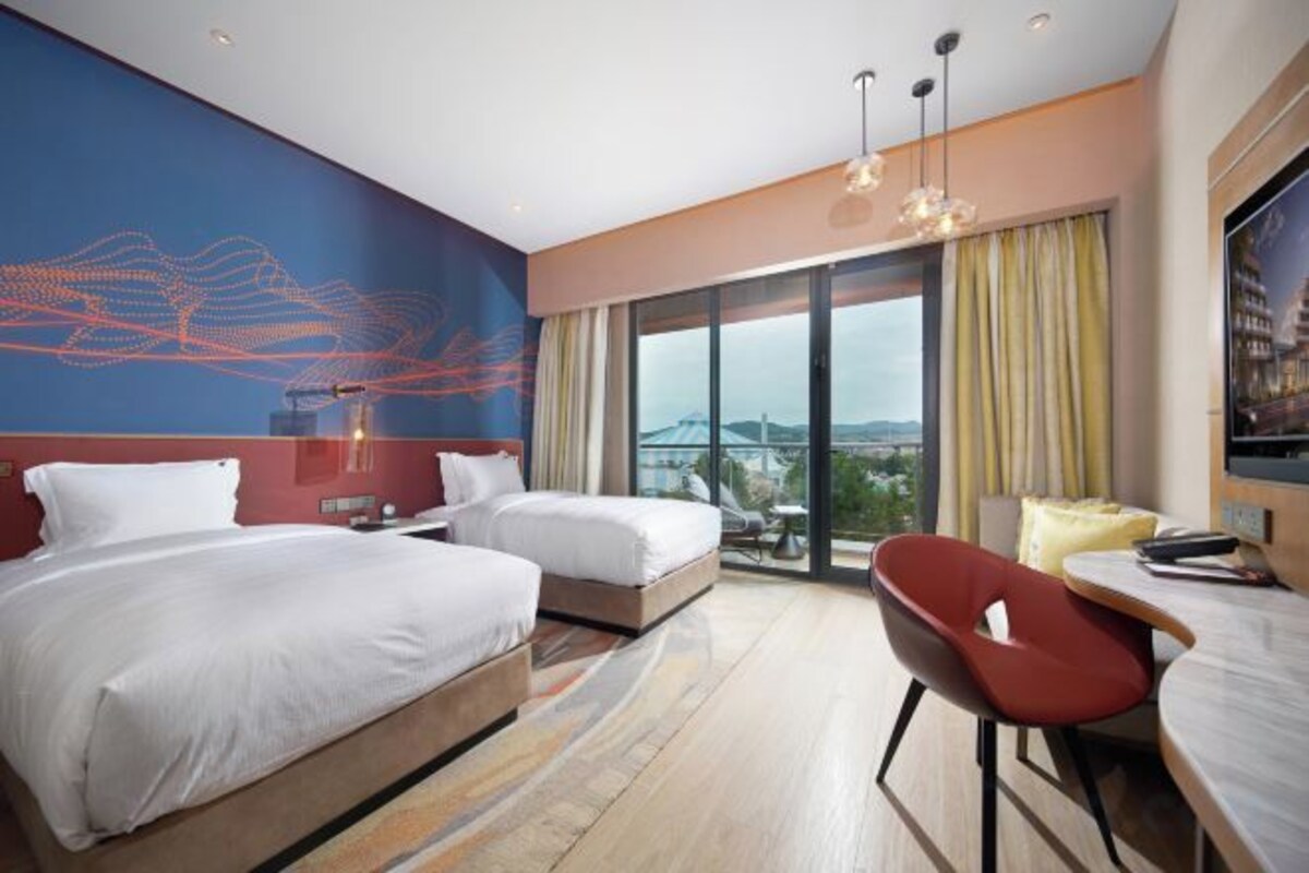 Premium bedding, down comforters, memory foam beds, minibar