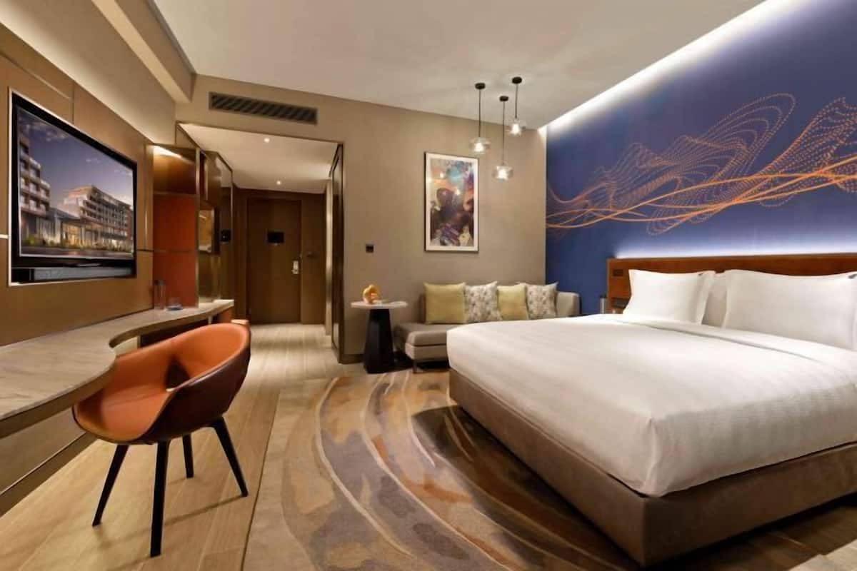Premium bedding, down duvets, memory-foam beds, minibar