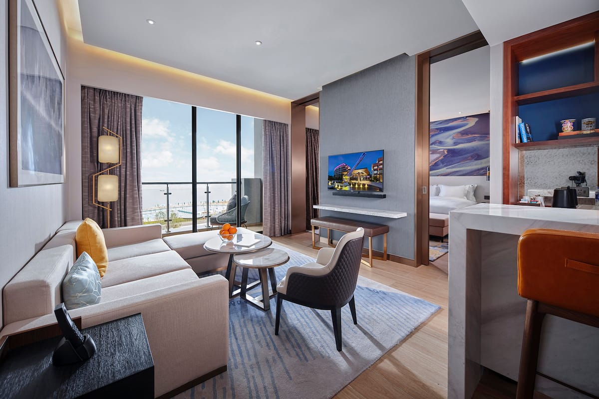 Premium bedding, down duvets, memory-foam beds, minibar