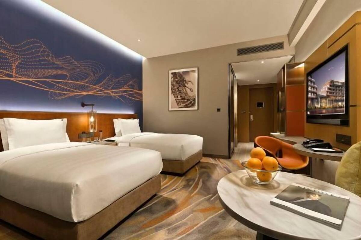 Premium bedding, down duvets, memory-foam beds, minibar