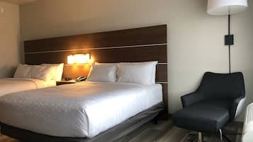 In-room safe, desk, laptop workspace, blackout drapes