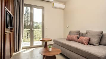 Junior Suite Apartment | Oleskelualue | Taulutelevisio
