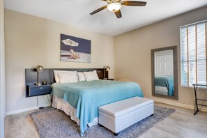 2 habitaciones, tabla de planchar con plancha, internet y ropa de cama