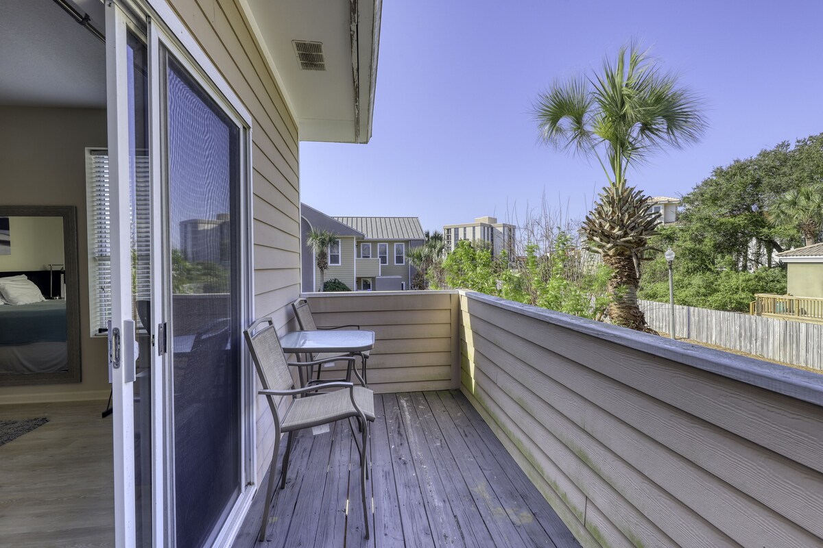 Photo 15 of Lovely condo with a furnished patio & on-site pool - beach access