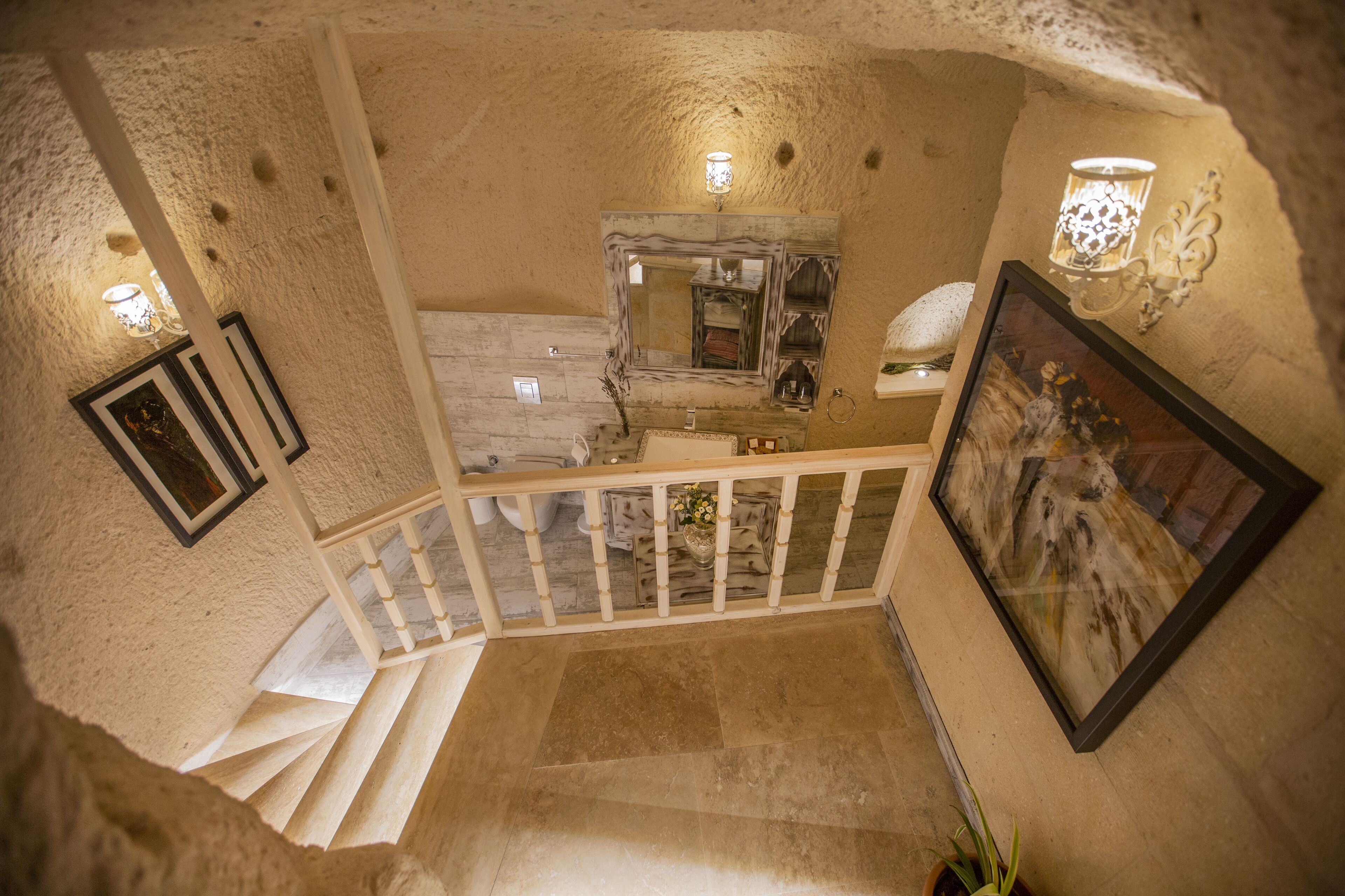 romantic suite | bathroom | separate bathtub and shower, jetted bath, rainfall showerhead