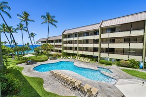 Pool - White Sands Village #226 Updated, OceanViews, Elevators, Central AC! (Kailua-Kona)