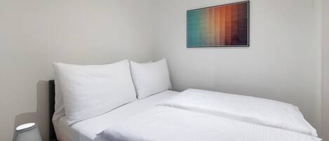 4 bedrooms, in-room safe, iron/ironing board, travel cot