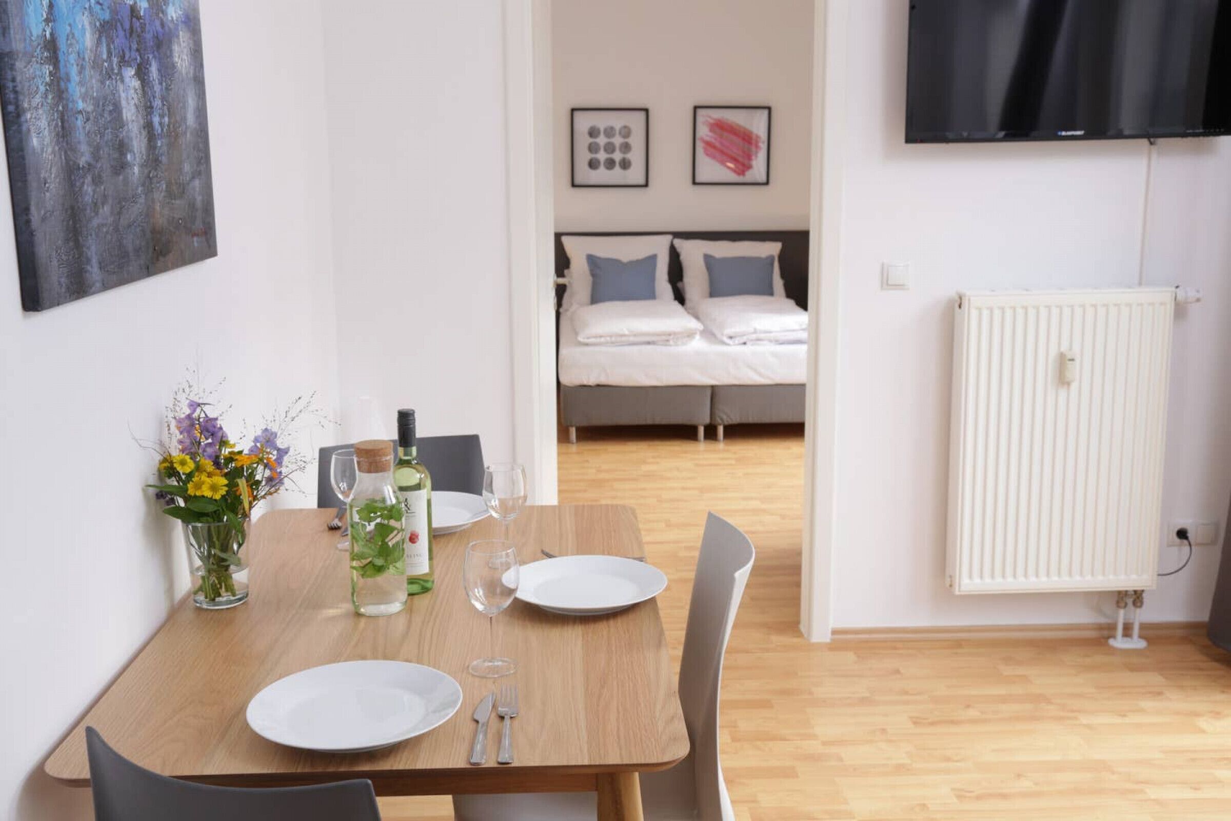 1 bedroom, in-room safe, iron/ironing board, travel crib