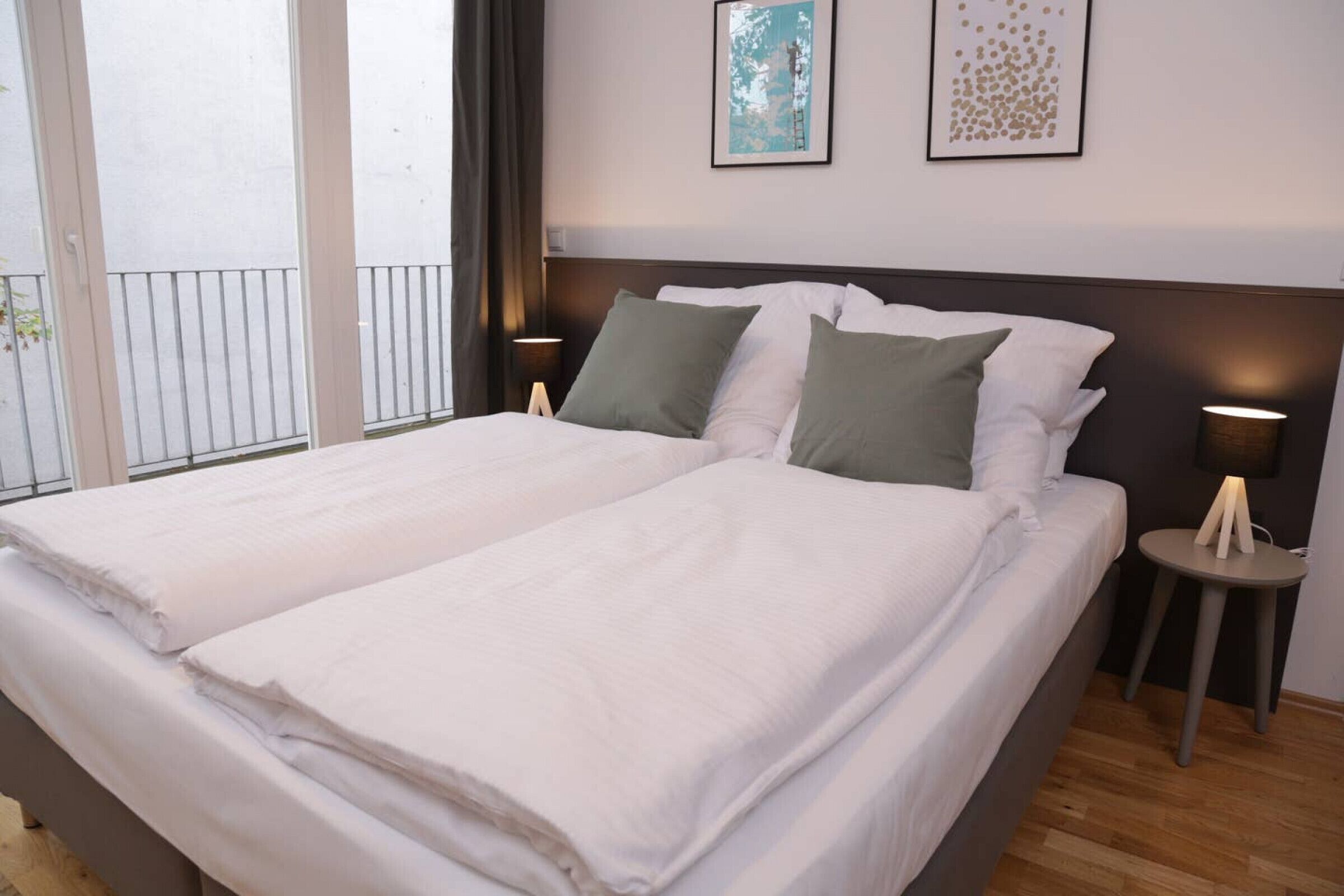 2 bedrooms, in-room safe, iron/ironing board, travel crib