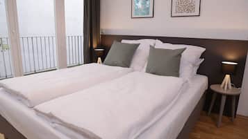 2 Schlafzimmer, Zimmersafe, Bügeleisen/Bügelbrett, Reisekinderbett