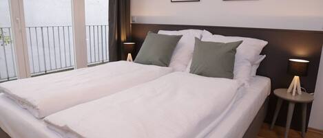 2 bedrooms, in-room safe, iron/ironing board, travel crib