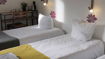 Individually decorated, individually furnished, blackout drapes