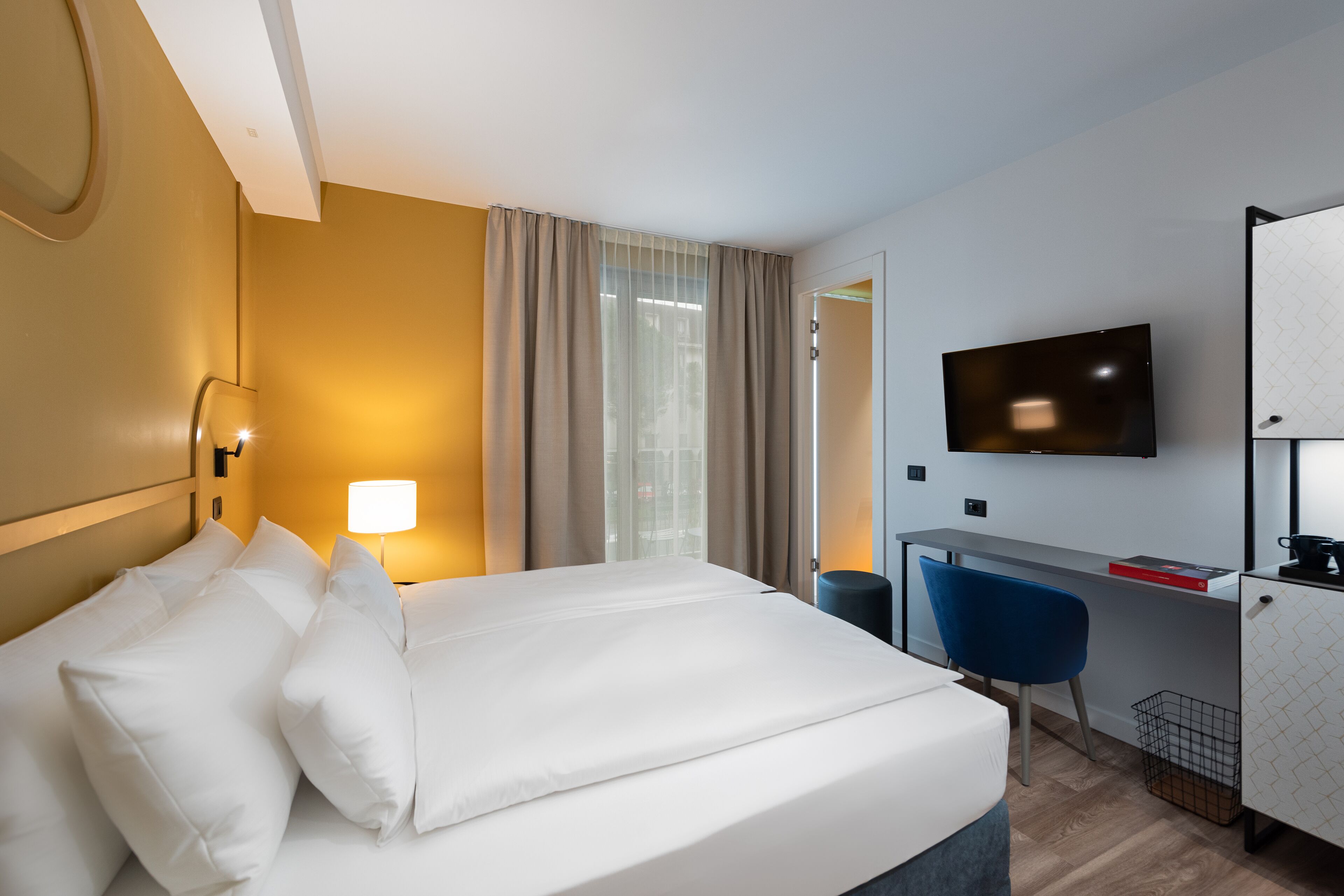 comfort room, garden view (felicità) | 1 bedroom, premium bedding, down duvets, select comfort beds