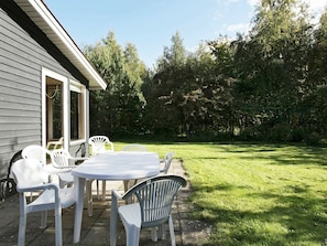 Balcony - Quiet Holiday Home in Zealand With Indoor Whirlpool (Nykobing Sjaelland)